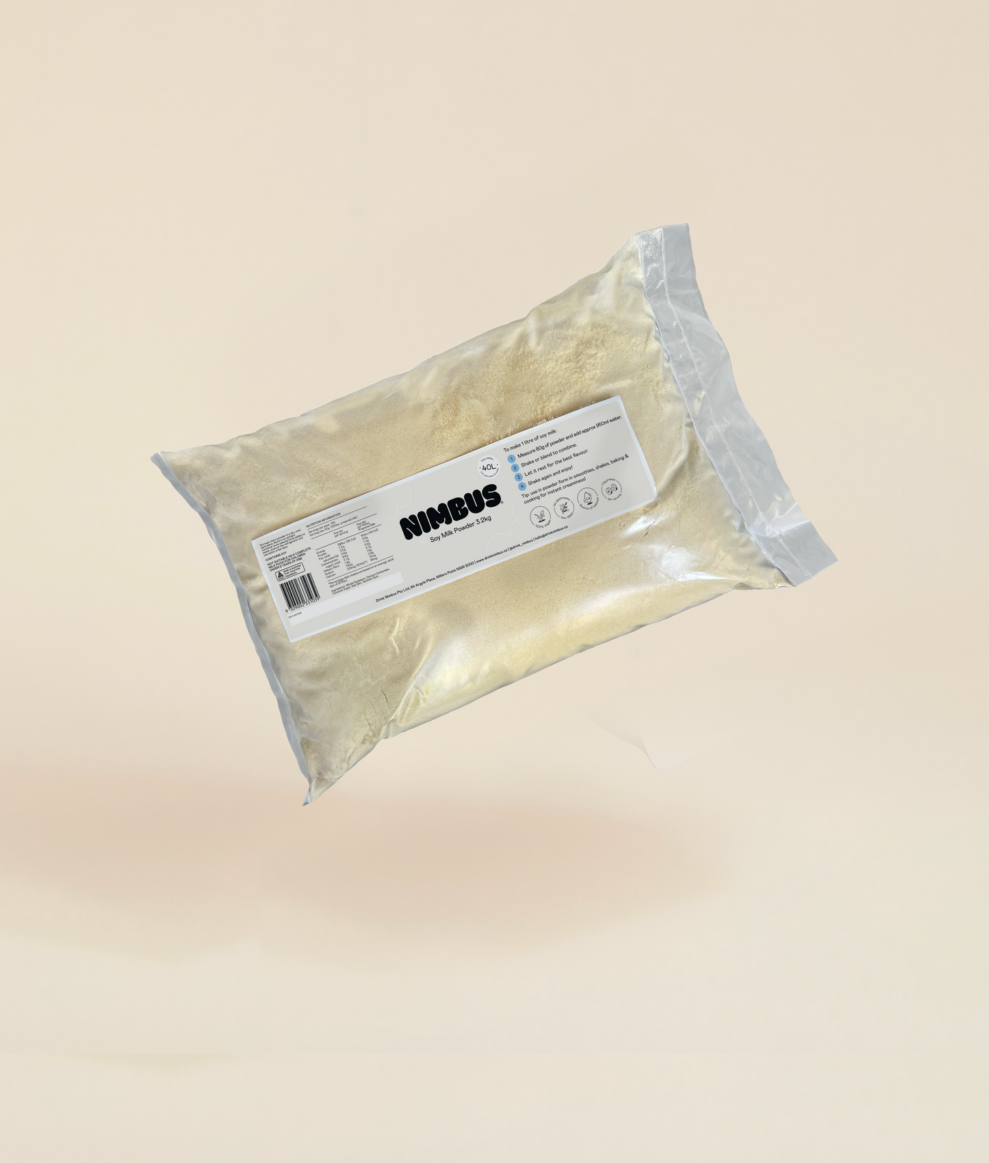 Soy Milk Bulk 3.2kg / 40L