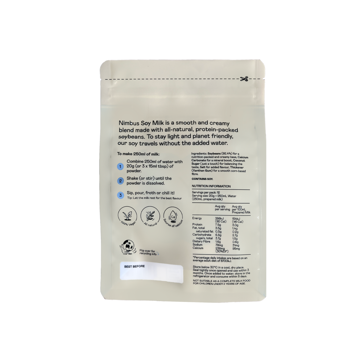 Soy Milk 240g / 3L (box of 5)
